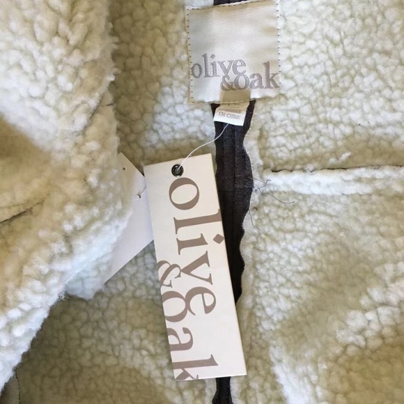 Suede & fur trim Moto Vest NWT - Picture 3 of 5